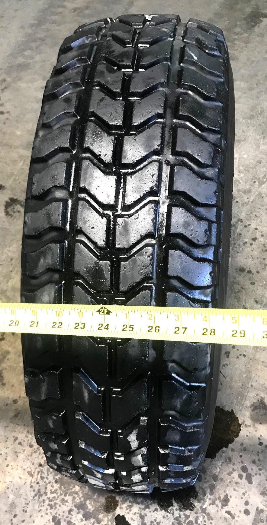 Goodyear Wrangler MT 37X12.5R16.5 LT Tire 100% Tread HMMWV
